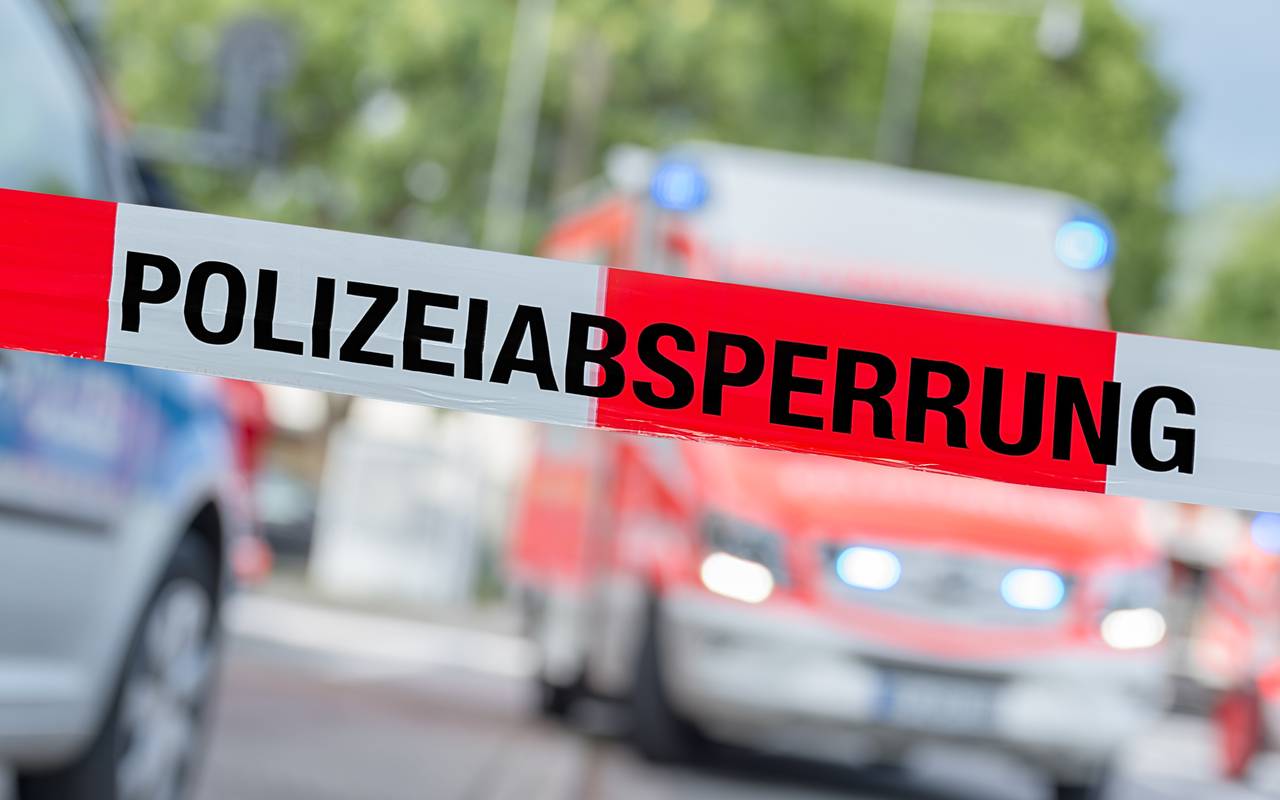 Polizeiabsperrung