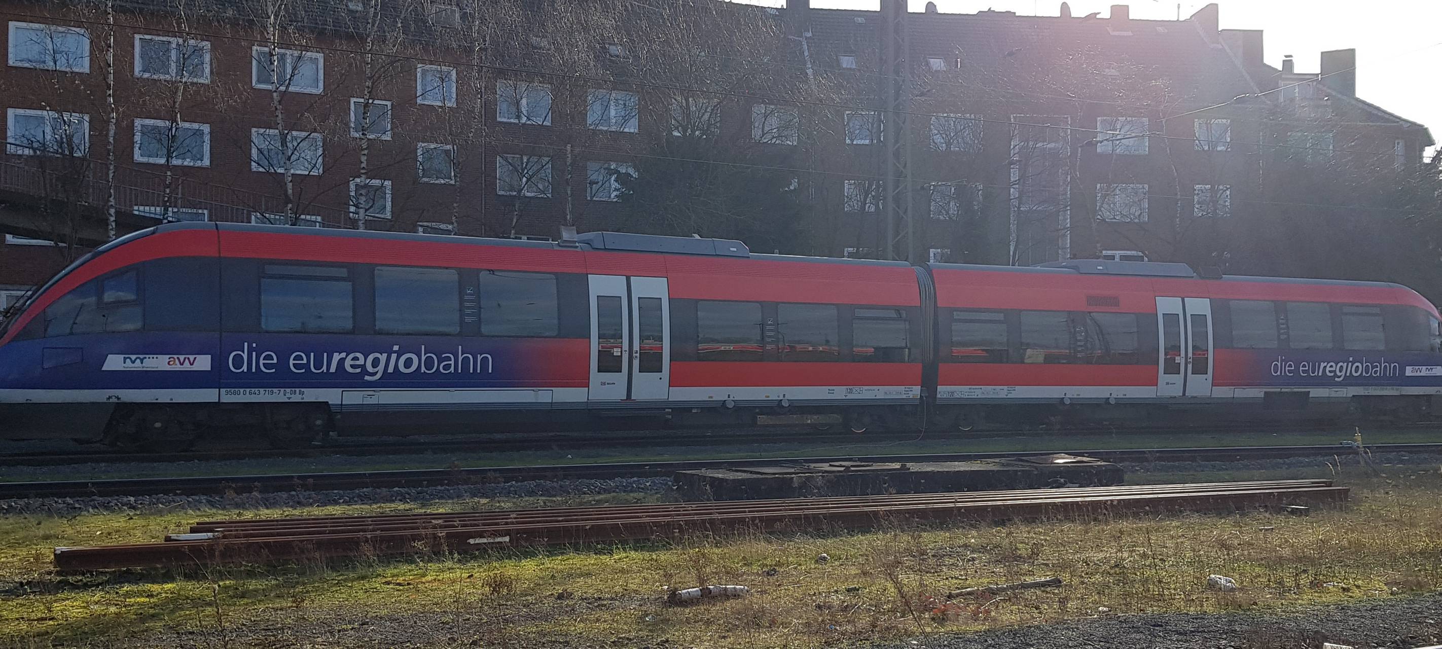 Bauarbeiten an Euregiobahnstrecke