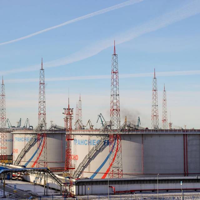 Ölterminal in Russland