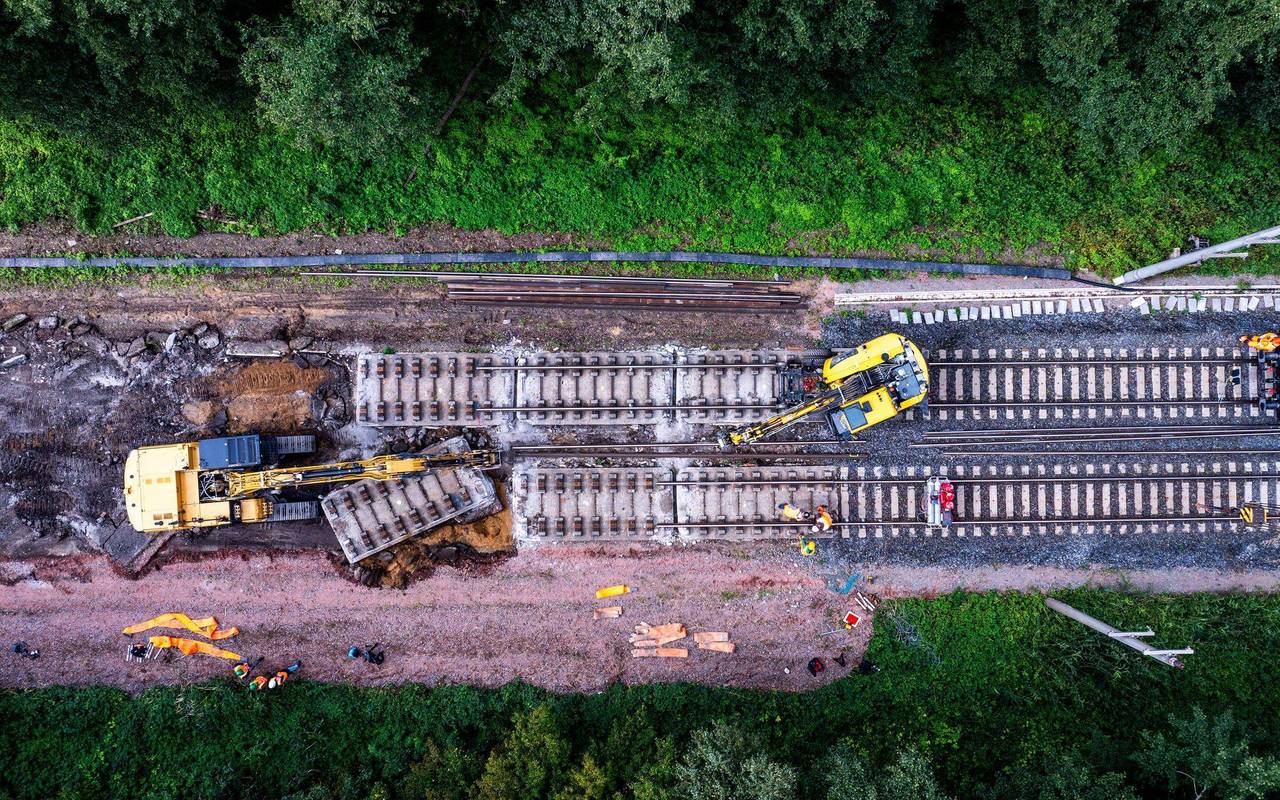 Gleiserneuerung bei Bahn-Generalsanierung Berlin-Hamburg