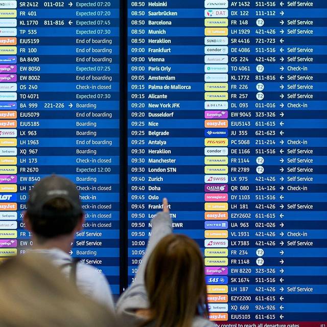 Nach dem Cyberangriff an europäischen Airports - Berlin