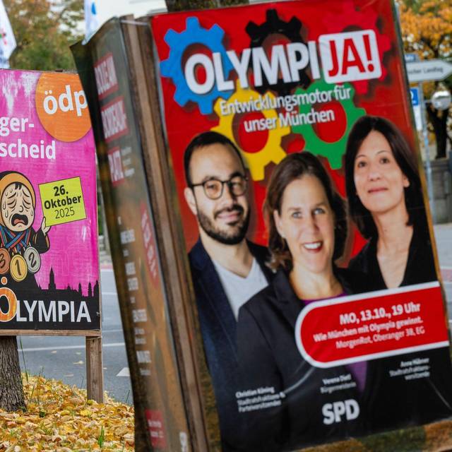 Plakate zur Olympia Bewerbung Münchens