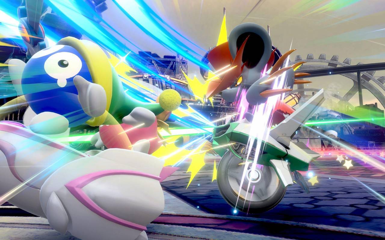 Screenshot aus dem Spiel «Kirby Air Riders»