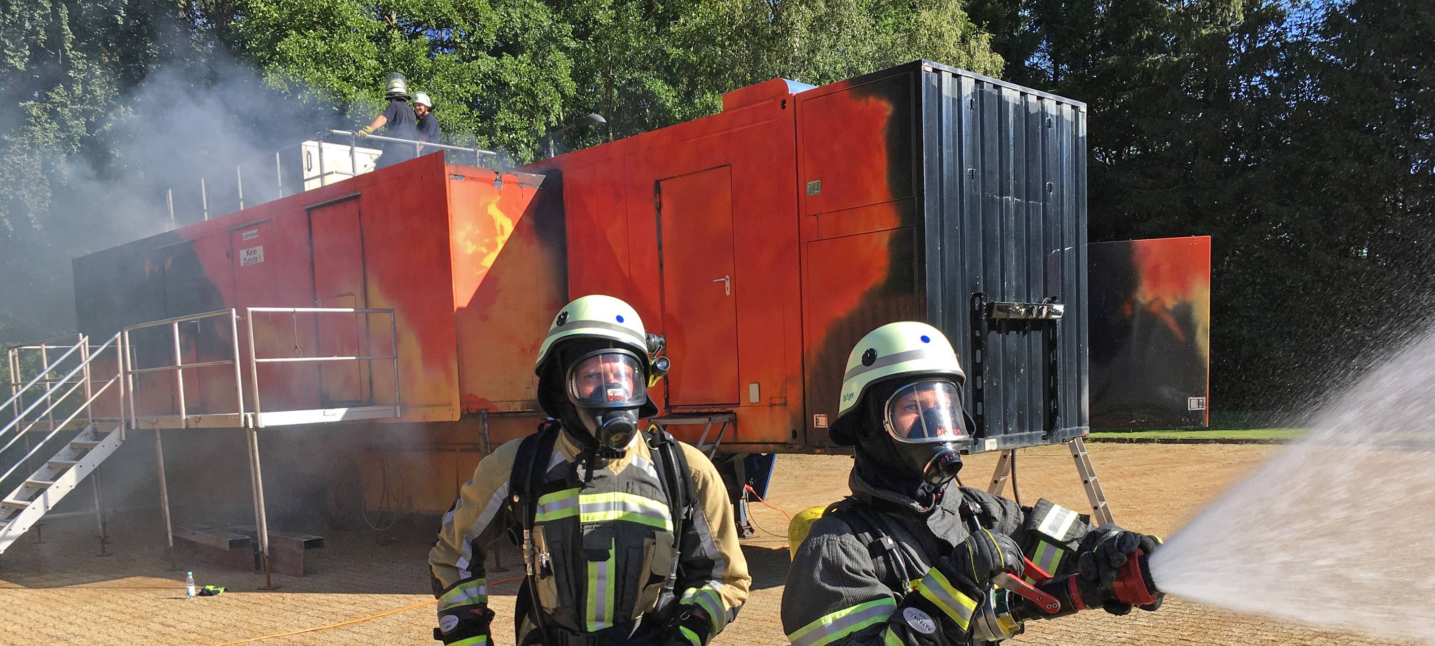 Feuerwehrübung in Simmerath