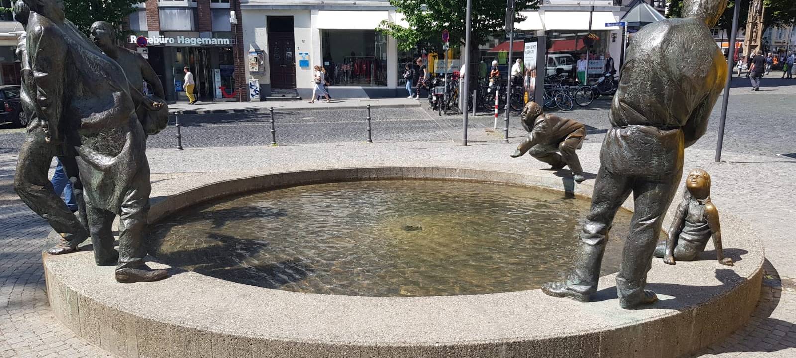 Brunnen wieder in Betrieb