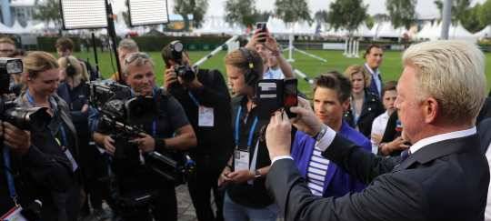 Boris Beckers Glanz erhellt den CHIO