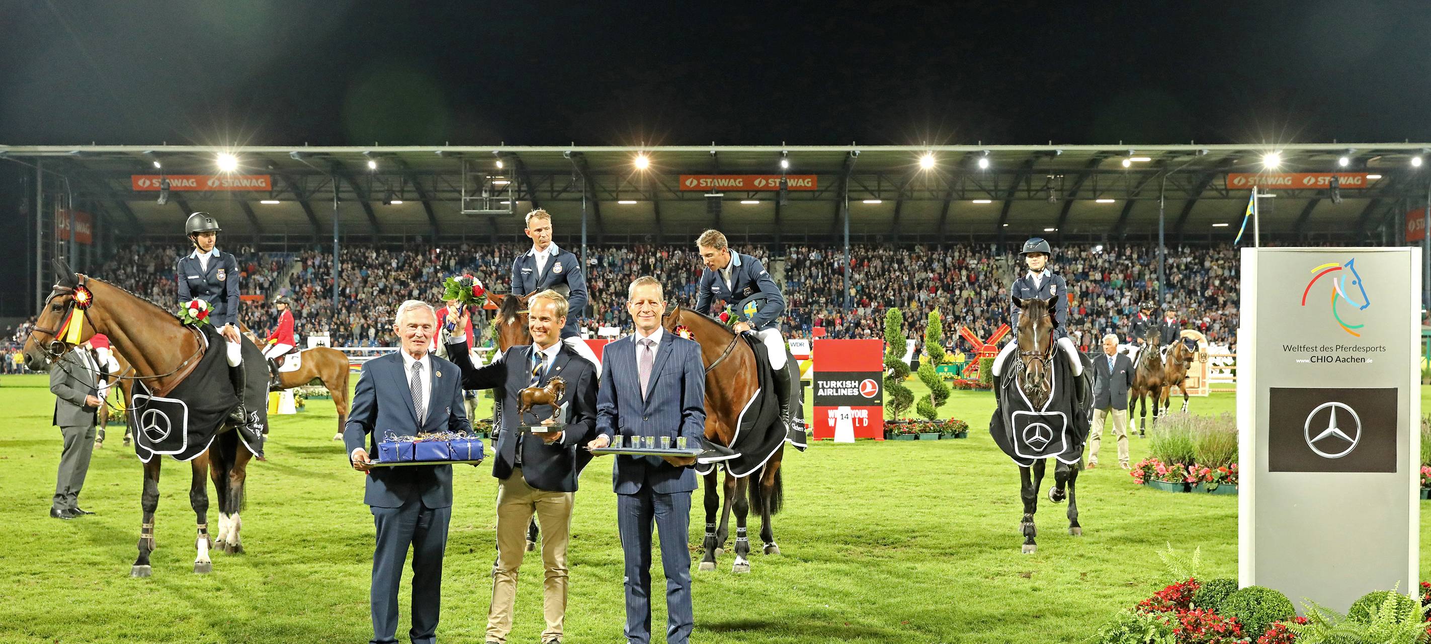 CHIO: Nationenpreis der Springreiter an Schweden