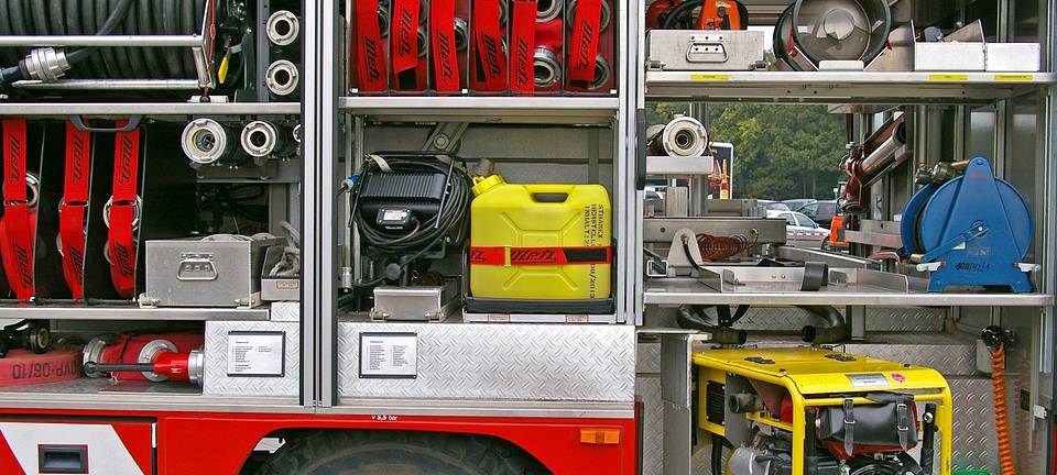 Feuerwehreinsatz in der Alexanderstraße