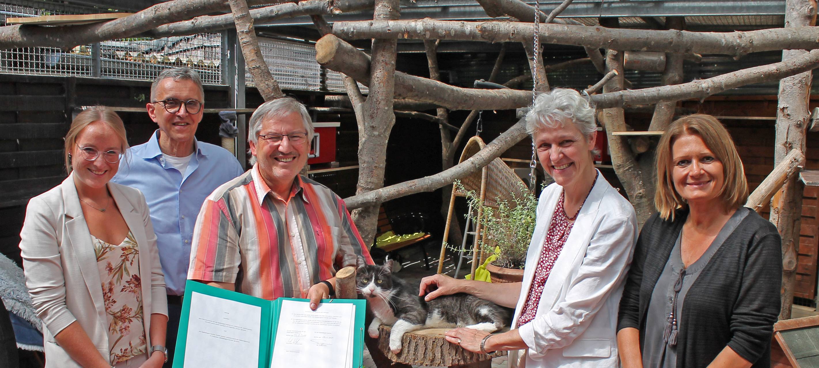 Tierheim Aachen: Neuer Vertrag, mehr Zuschuss