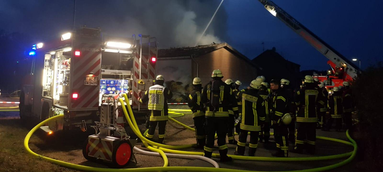 Scheunenbrand in Bettendorf