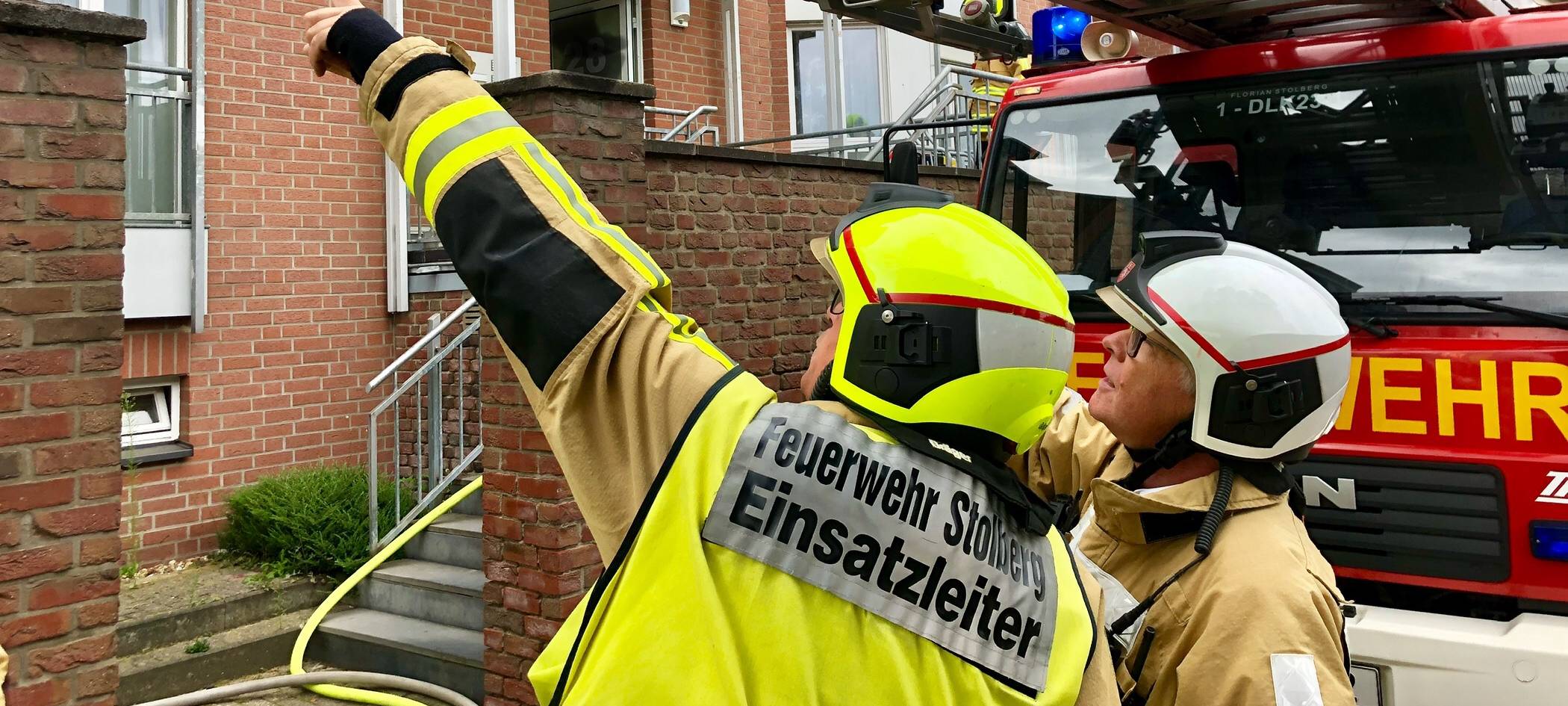 Vier Verletzte bei Brand in Stolberg