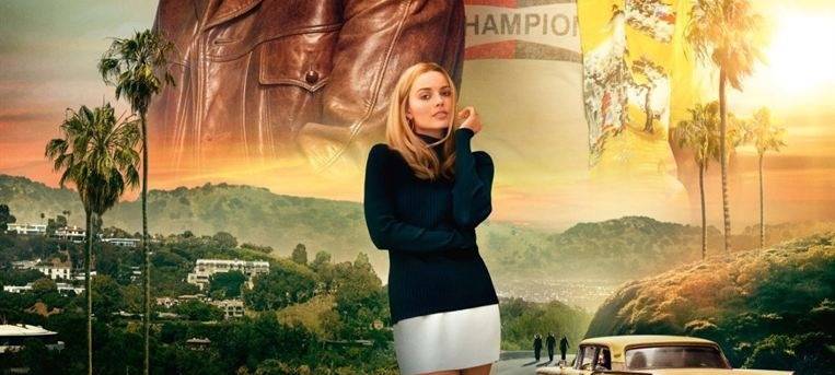 Brad Pitt und Leonardo di Caprio auf dem Filmcoverbild.