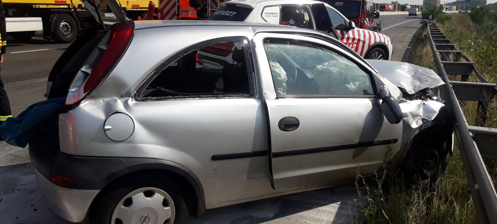 Unfall A4 am Vormittag