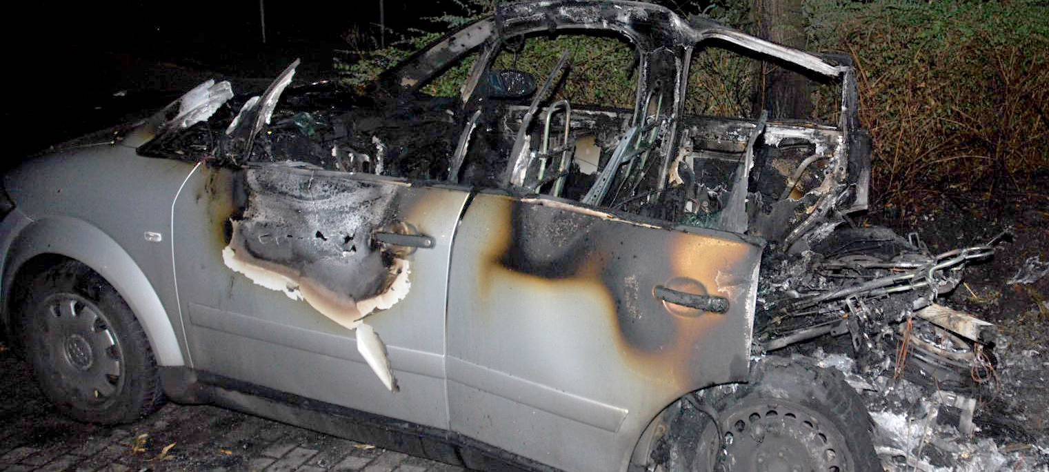 Auto brennt aus