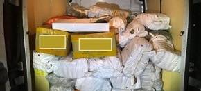 151 Kilo verdorbener Fisch auf der Ladefläche