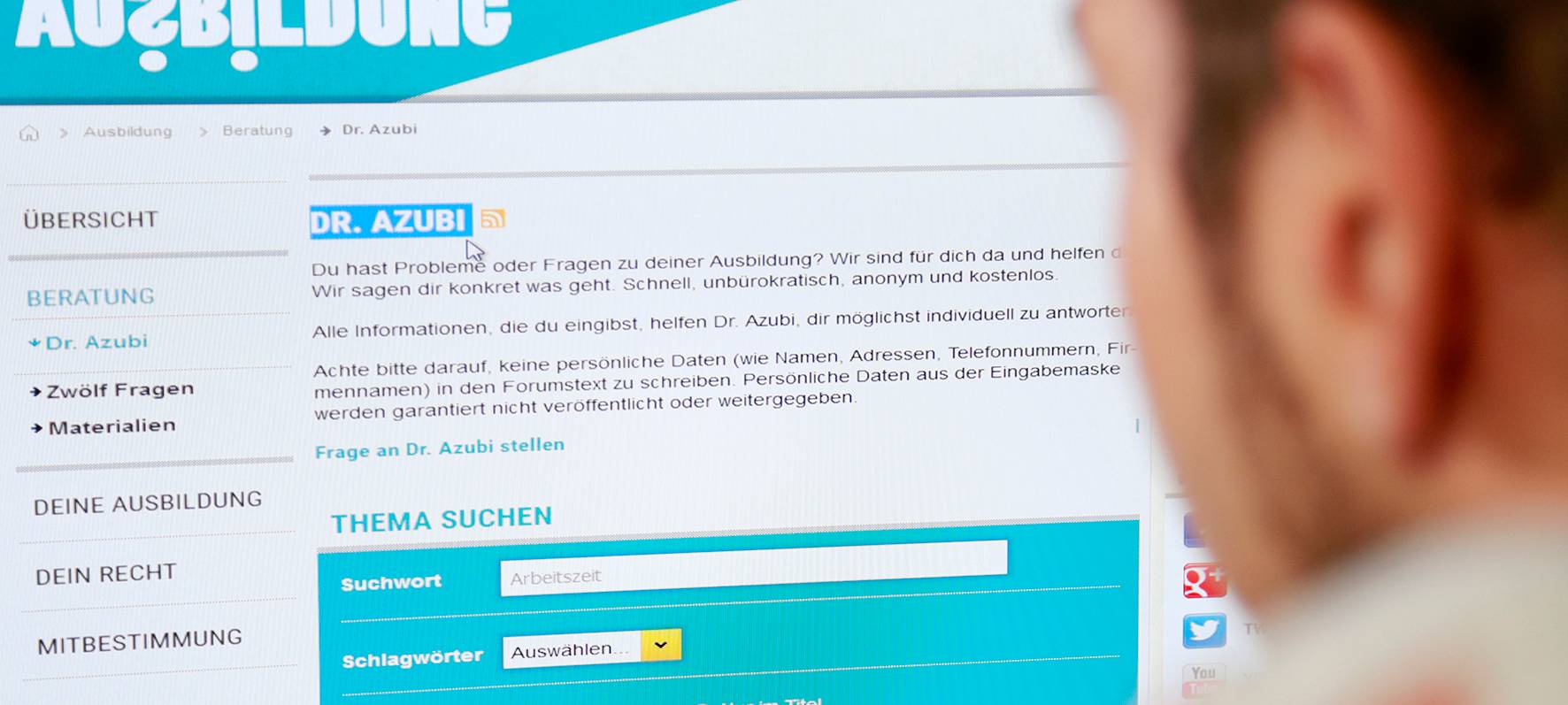 Azubi-Ärger? Dr. Azubi hilft!