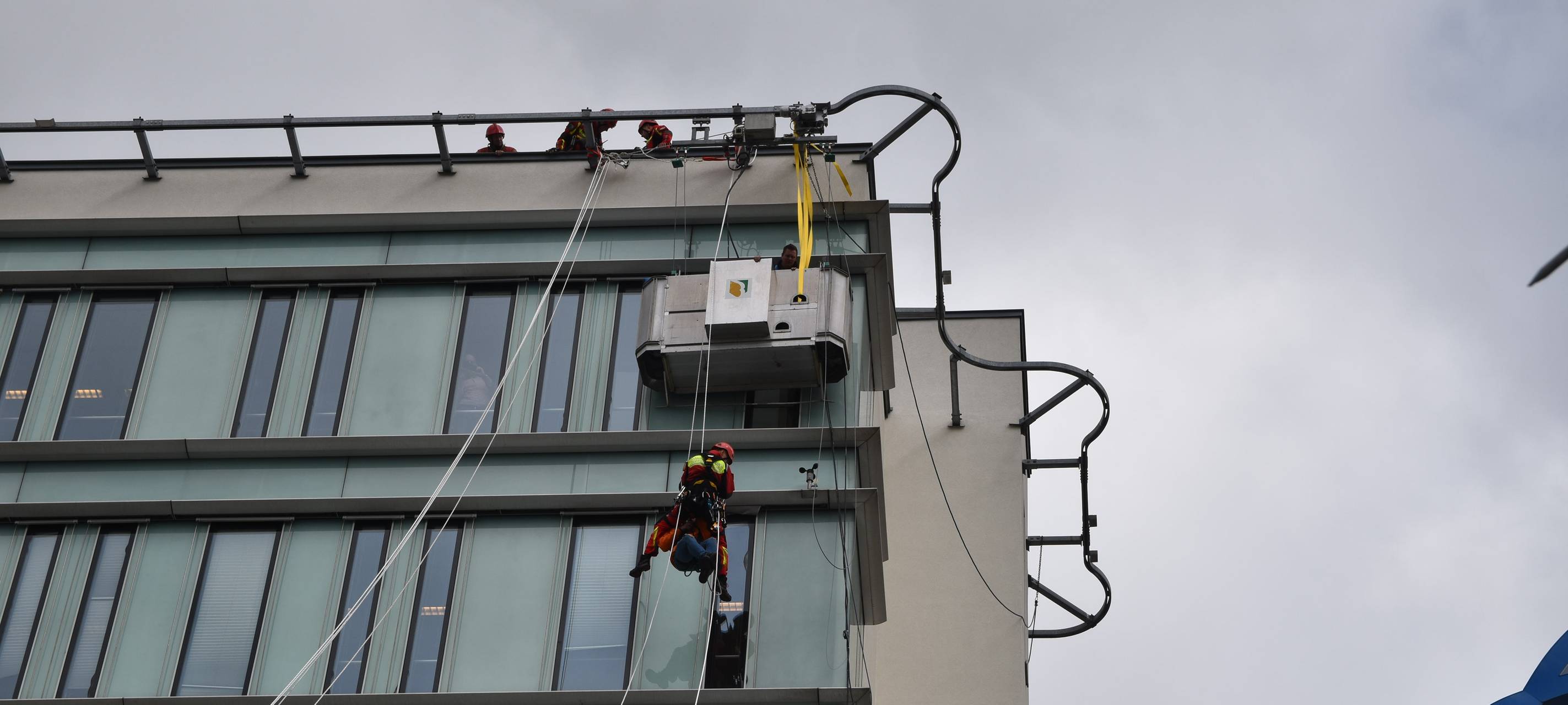 Aachener Höhenretter in Sittard/NL