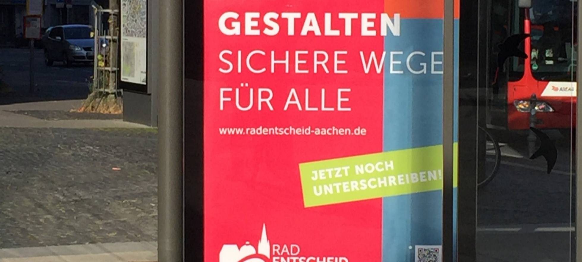 Acht Vollzeitstellen für Radentscheid Aachen