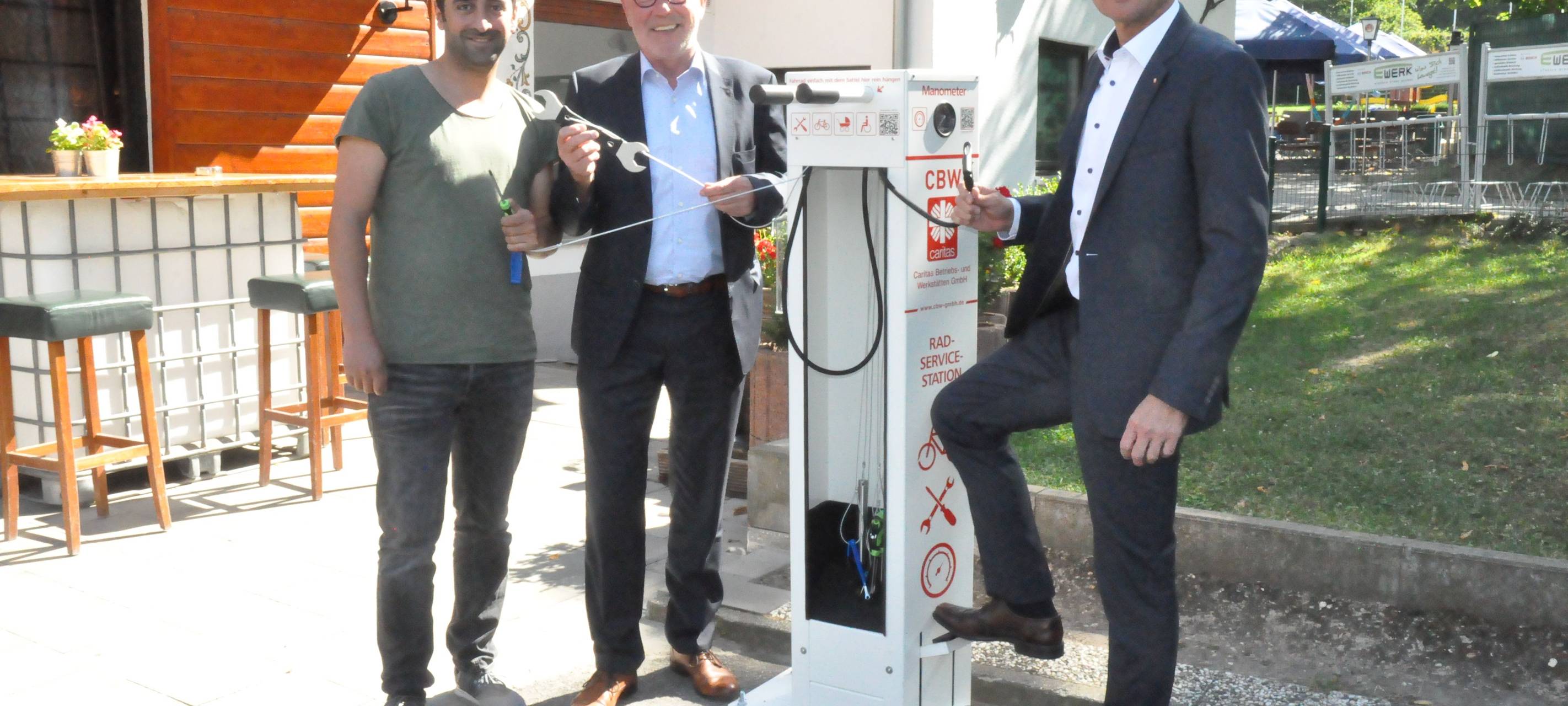 Neue Radstation am Teuterhof