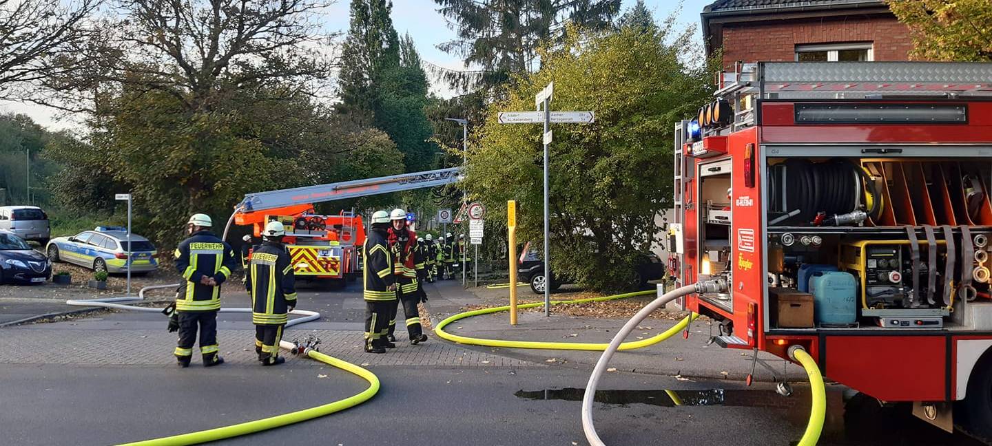 Feuerwehr kann Schlimmeres in Alsdorf verhindern