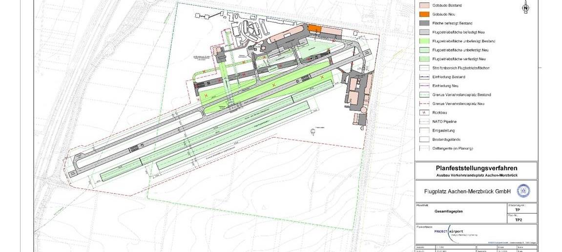 Spatenstich zum Ausbau des Flugplatzes Merzbrück