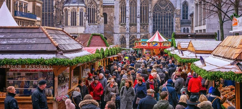 Weihnachtsmarkt mit Ökostrom