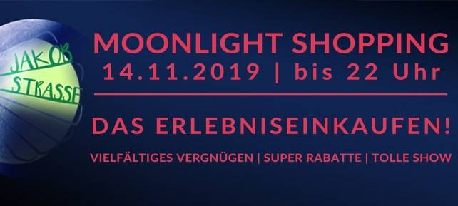 Moonlight-Shopping in Aachen