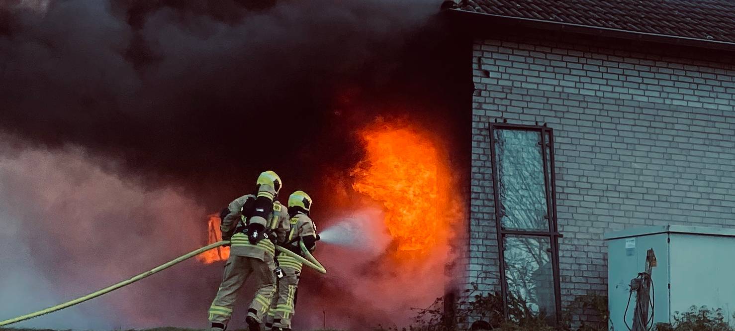 Feuer auf Bauernhof in Stolberg