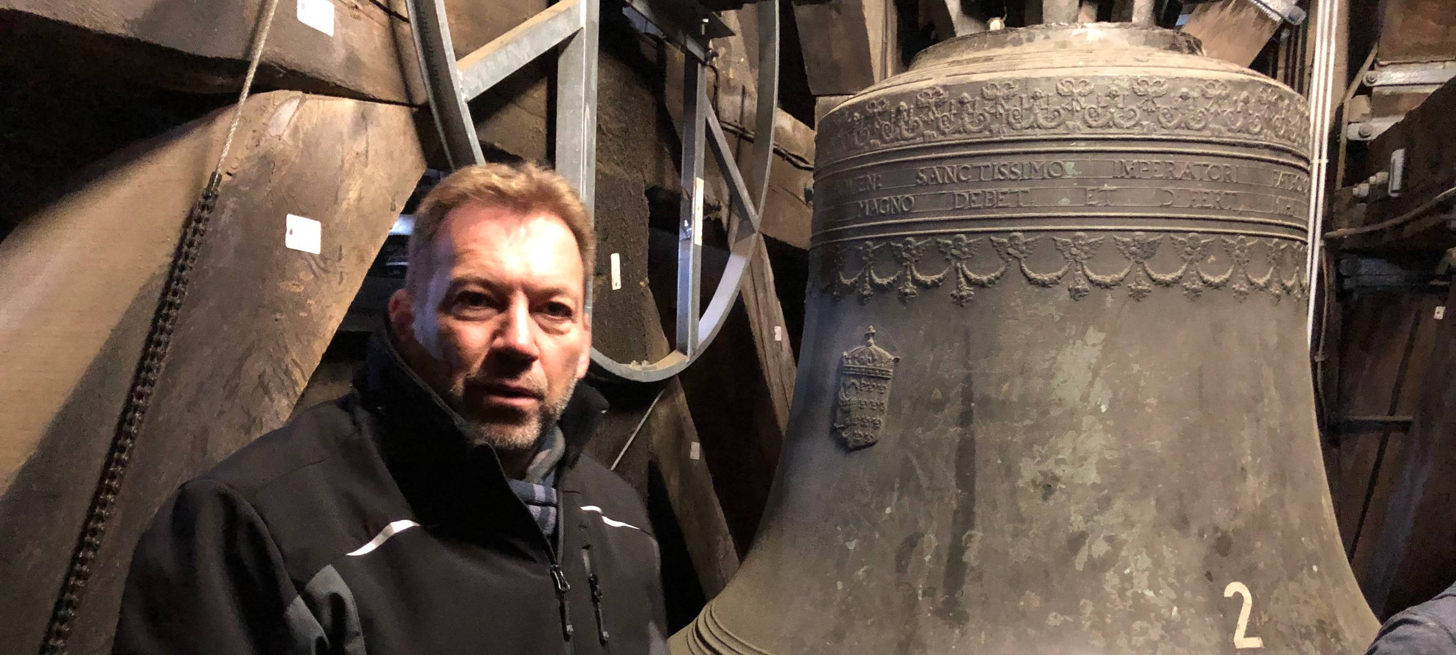 Domglocken werden gewartet