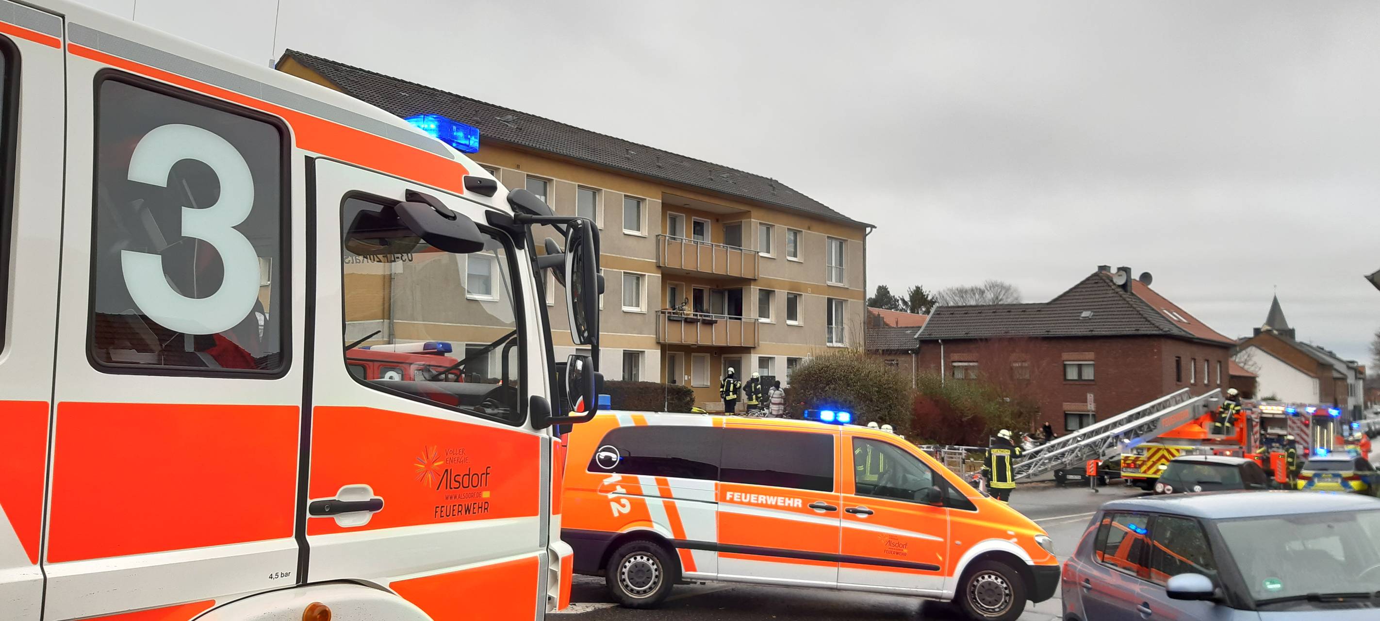 Wohnungsbrand in Hoengen