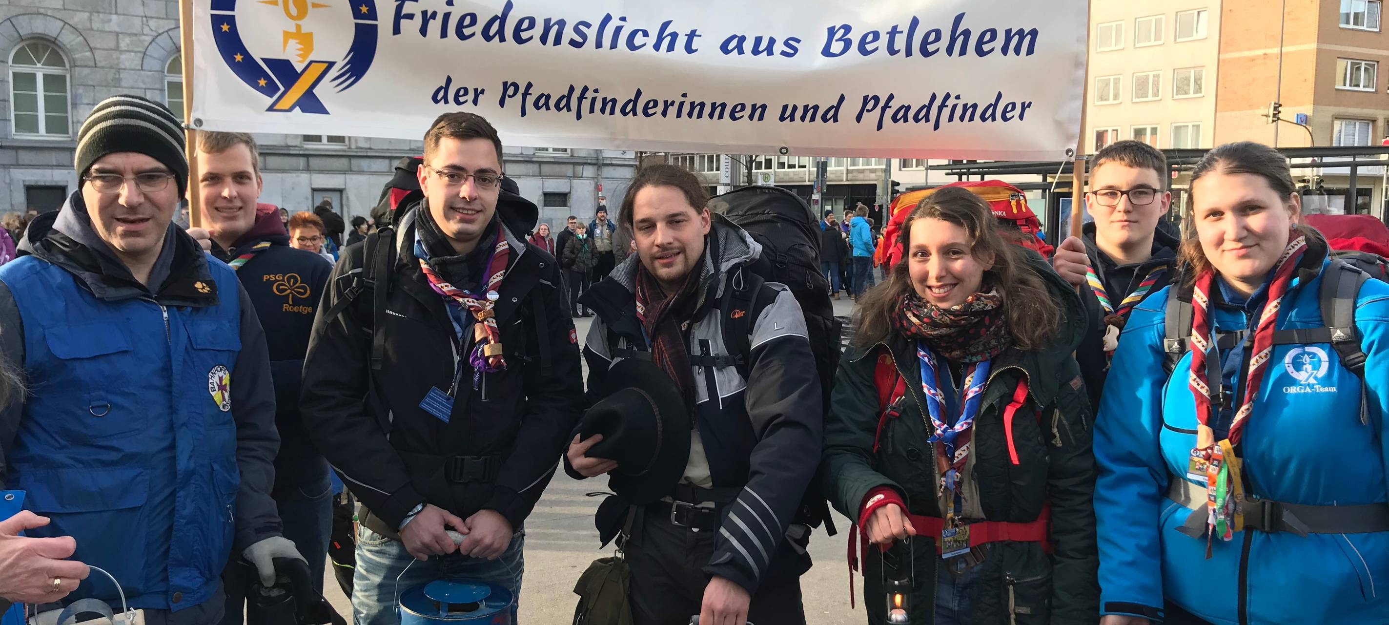 Friedenslicht in Aachen angekommen und ausgesandt