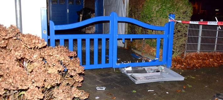 Zigarettenautomat gesprengt