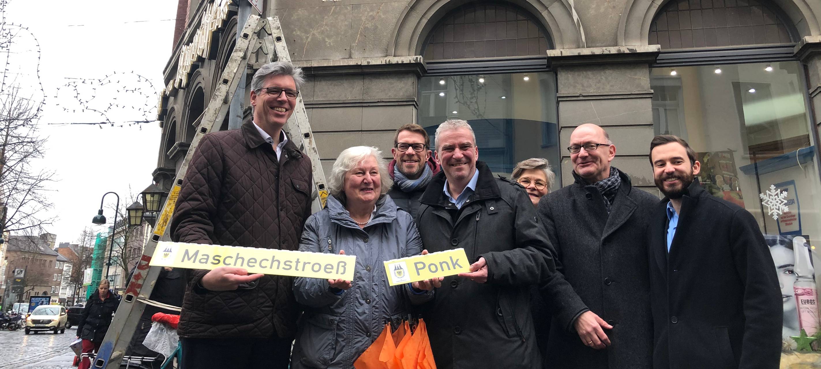 Straßenschilder auf Platt