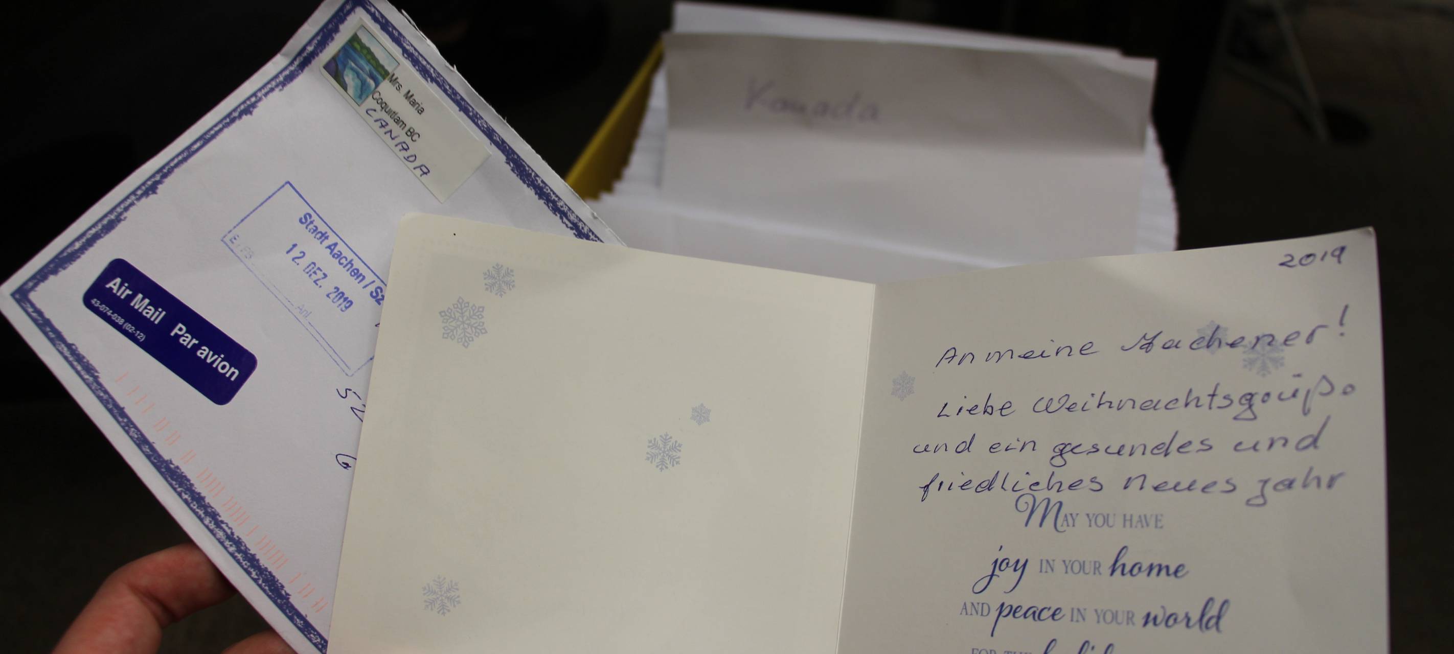 Weihnachtsgrüße aus Aachen für Aachener im Ausland