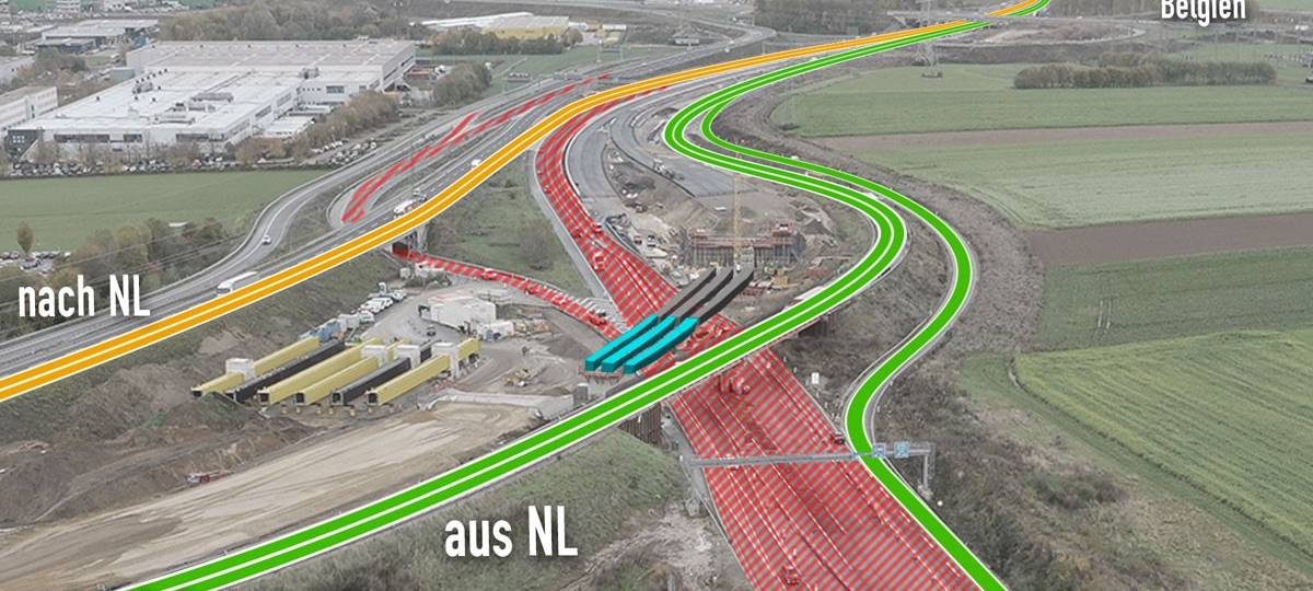 A544 am Wochenende zu