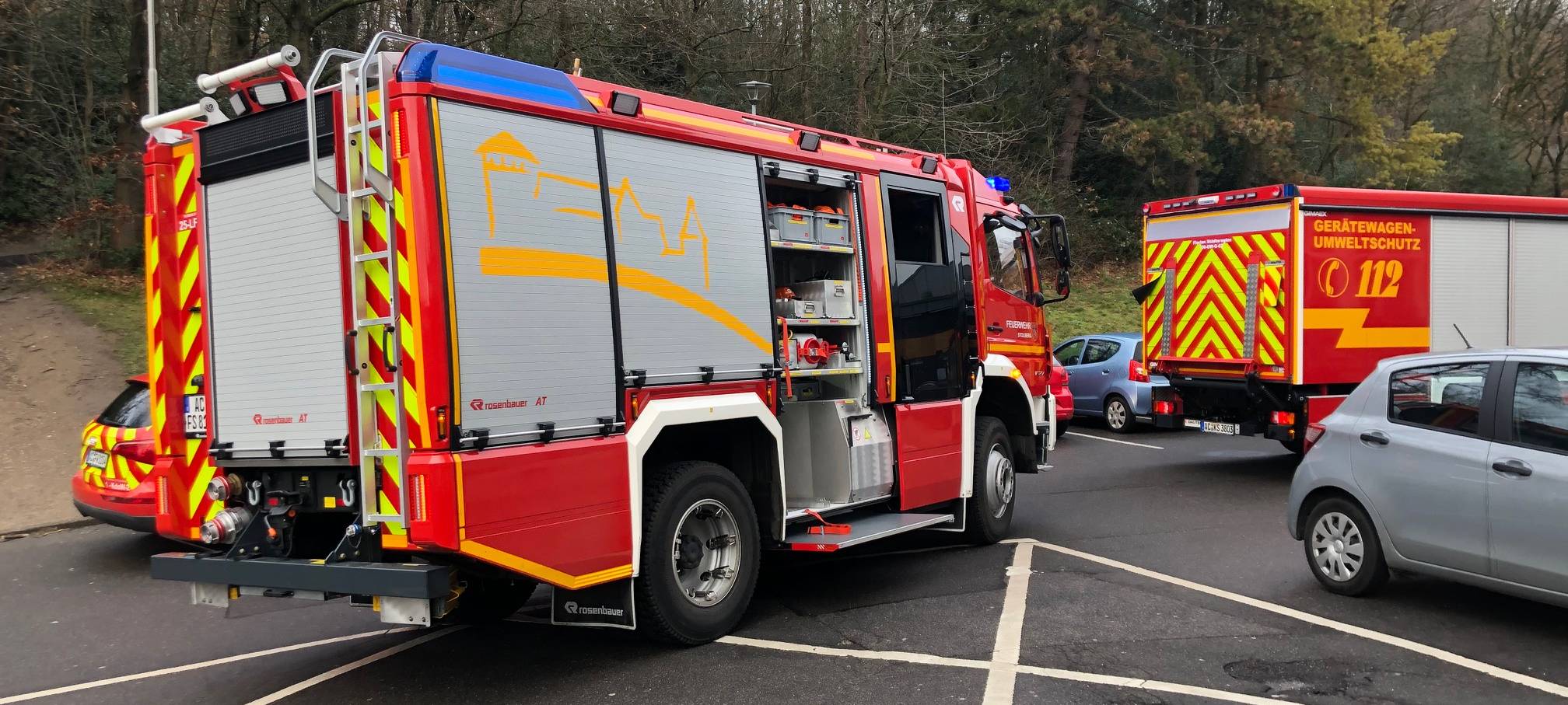 Brand in KFZ-Werkstatt