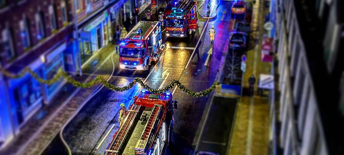 Brand in Stolberger Innenstadt