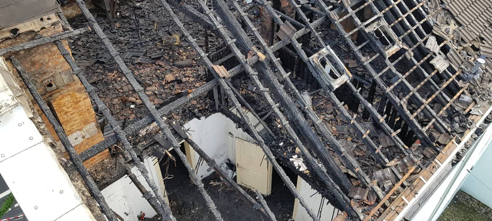 Brand in Stolberger Innenstadt