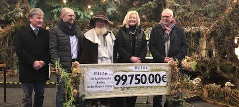 Singender Hirte in Höfen sammelt fast 100.000 Euro