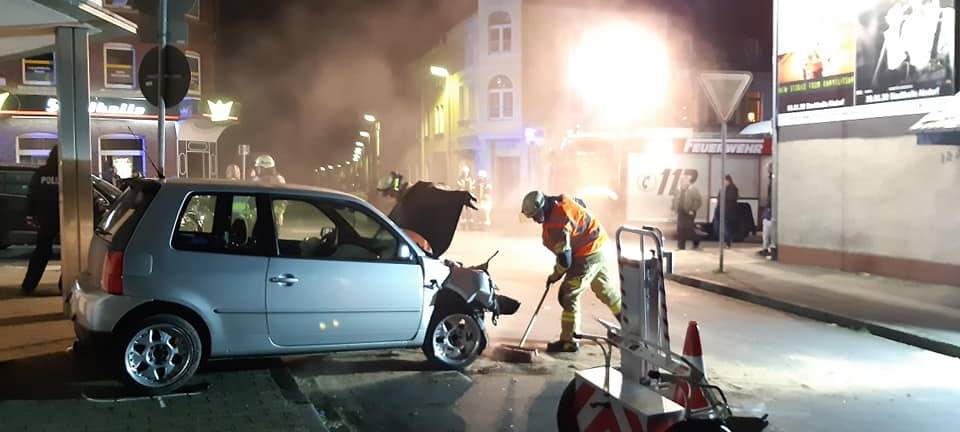 Unfall in Alsdorf mit drei Verletzen