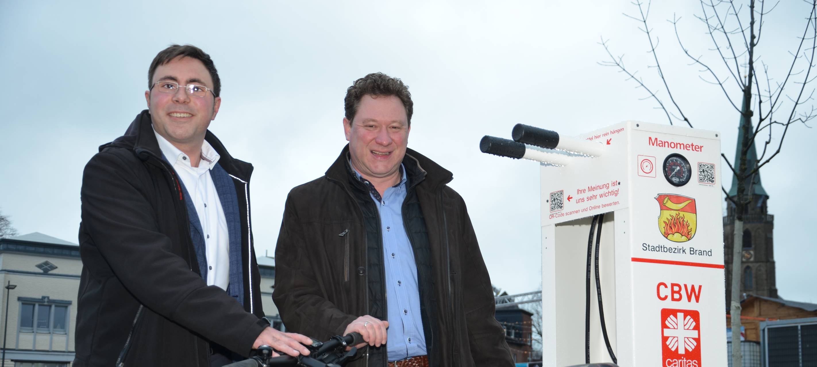 Radservicestation für Brand