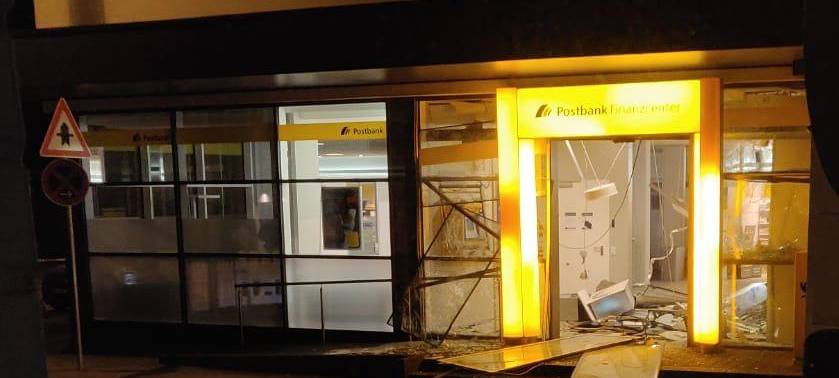 Automatensprengung in Eschweiler: Zeugen gesucht