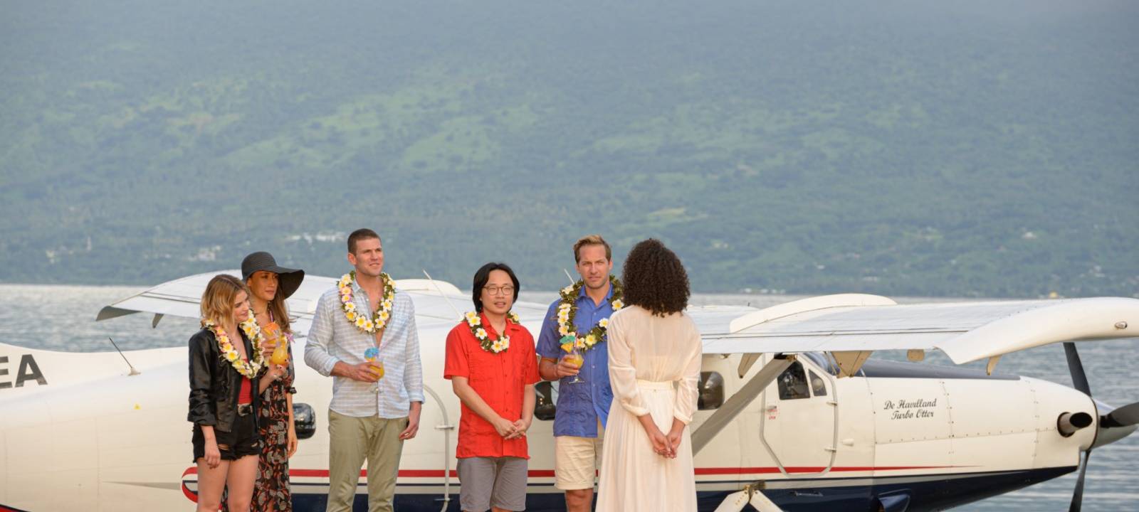 Die Gäste kommen an.