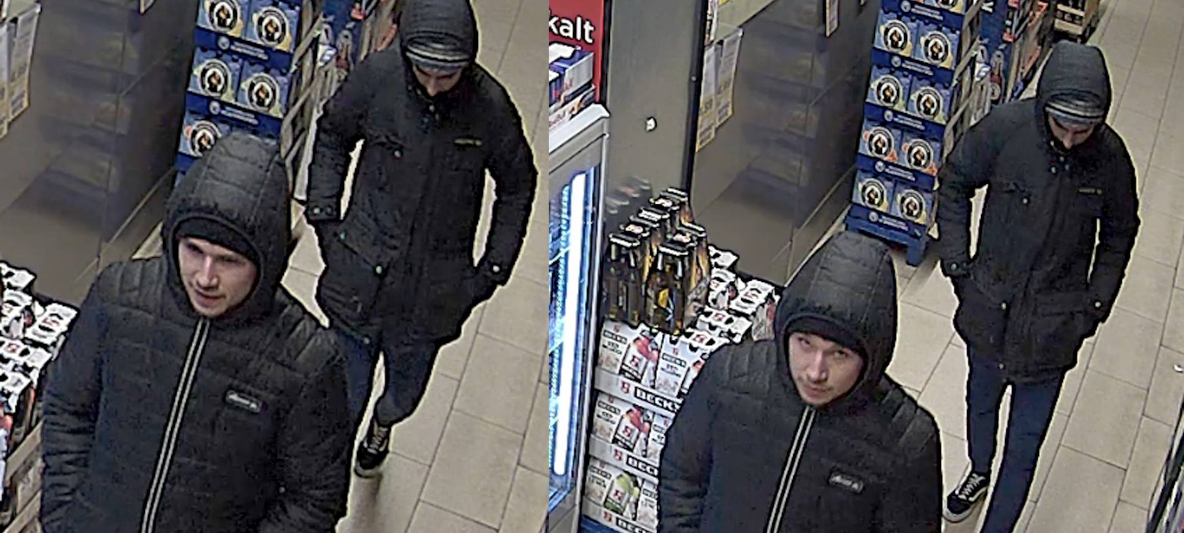 Fahndung nach Getränkemarkt-Räubern