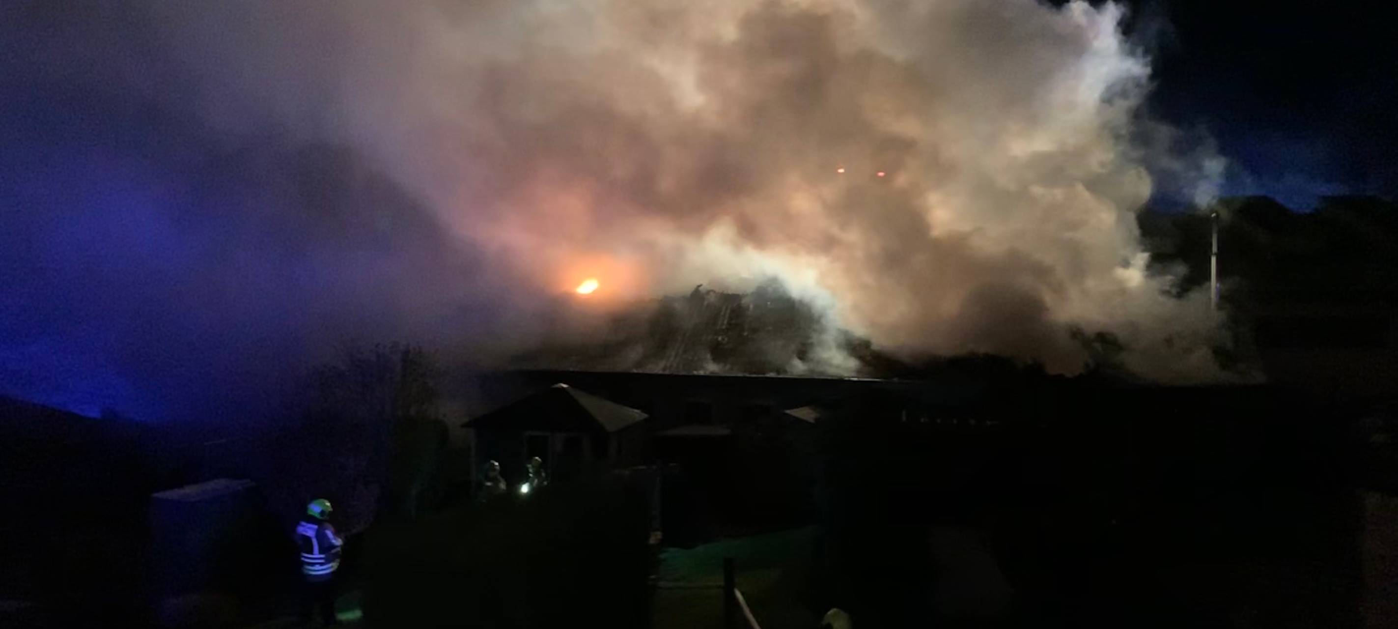 Großbrand Stolberg: Niemand verletzt, hoher Sachschaden