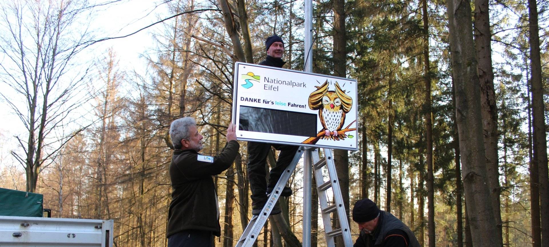 Lärmschutzdisplay wieder da