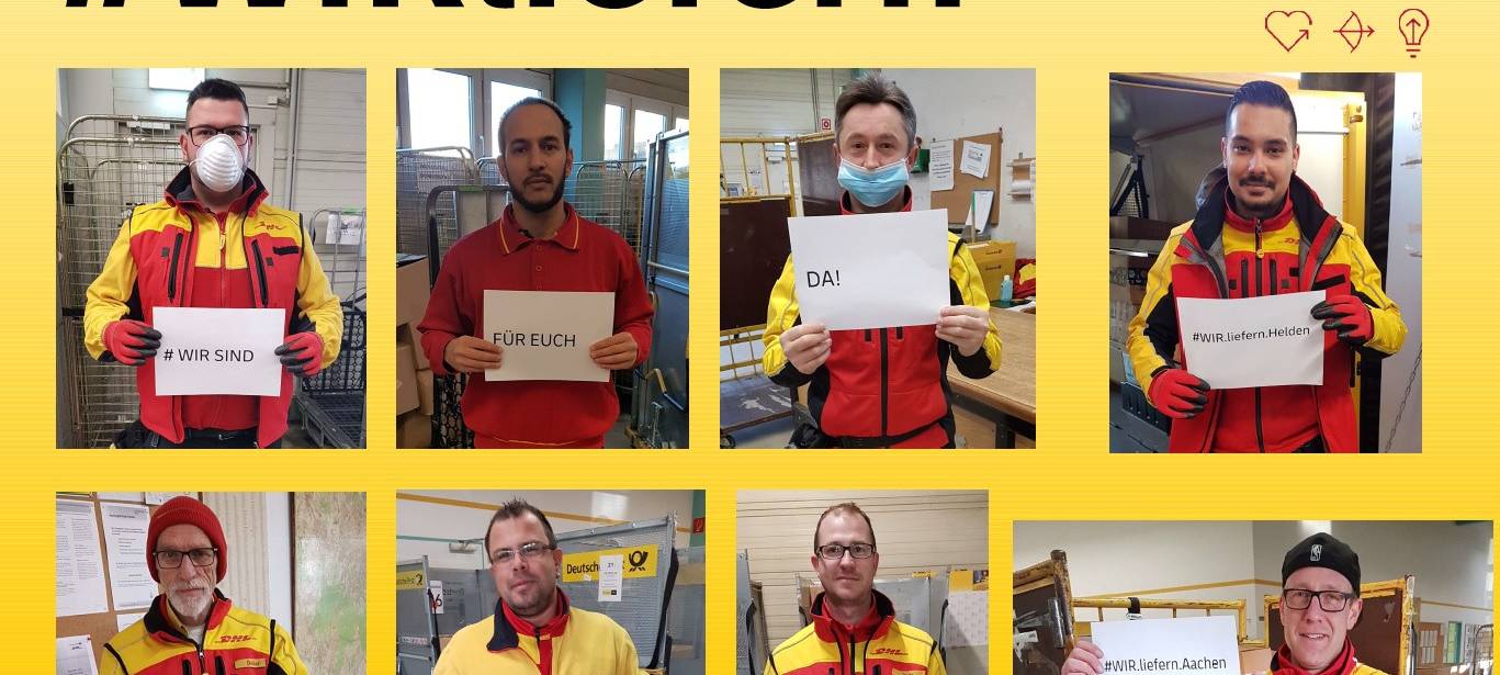 Post und DHL weiter zuverlässig