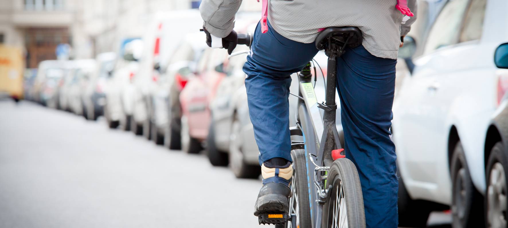 Essenskuriere auf dem Rad