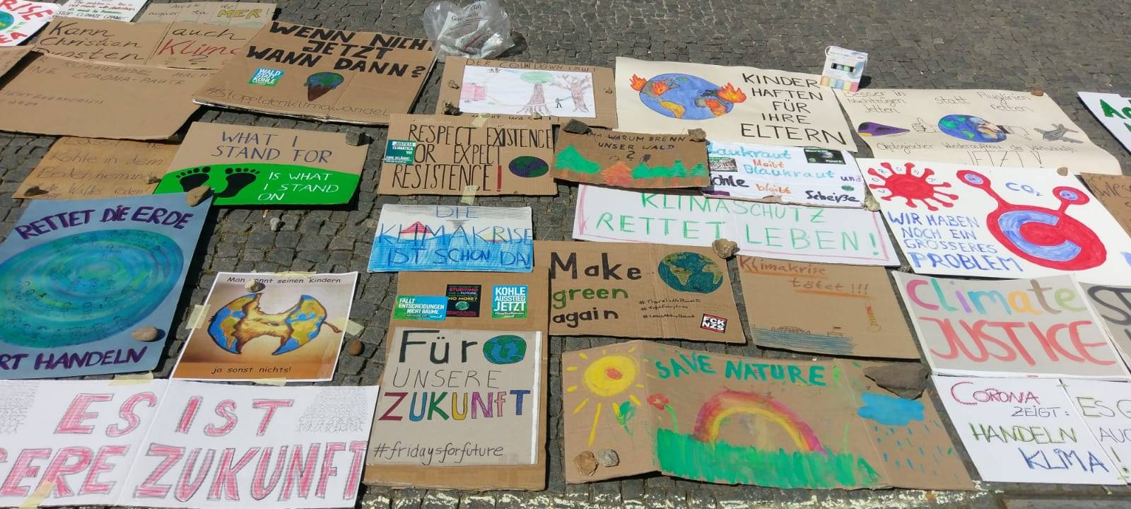 Fridays for Future-Aktionen während der Corona-Krise