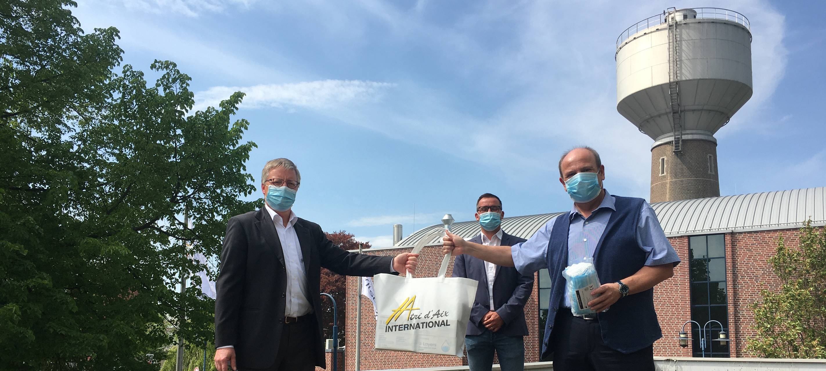 Maskenspenden für Hlifseinrichtungen und Handel